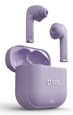 SBS Beat Free Auricolare True Wireless Stereo (TWS) In-ear Chiamate/Musica/Sport/Tutti i giorni Bluetooth Viola