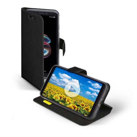 SBS Book Sense custodia per cellulare 15,2 cm (5.99") Custodia a borsellino Nero