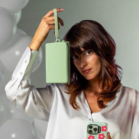 SBS Borsetta da polso Jelly Bag green