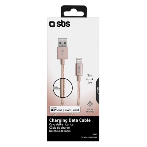 SBS Cavo dati e ricarica Apple Lightning - Gold Collection