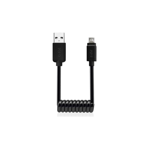 SBS Cavo dati e ricarica Micro USB spiralato