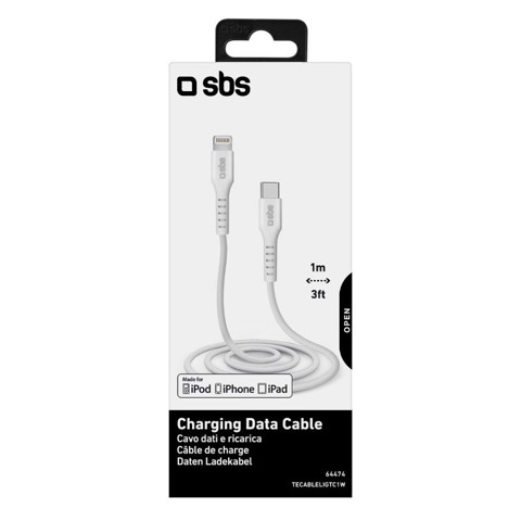 SBS Cavo dati e ricarica USB-C a Lightning