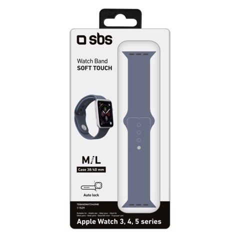 SBS Cinturino taglia M/L per Apple Watch 3/4/5/6/7/SE 40mm