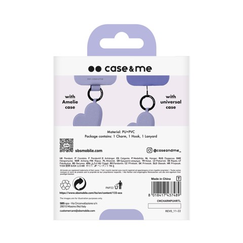 SBS CMCHARMPUHRTL accessorio per custodia del telefono cellulare