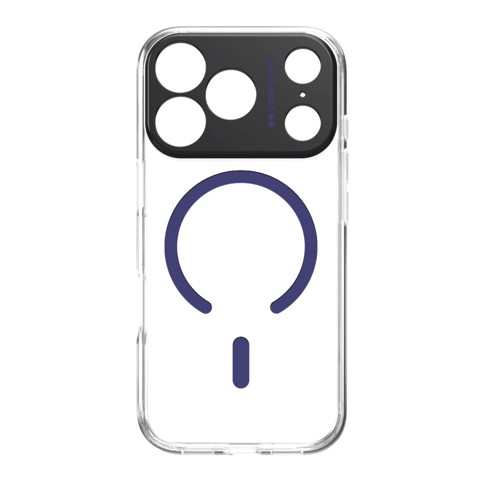SBS CMCOVCAMTMSIP1763PB custodia per cellulare Cover Blu, Trasparente