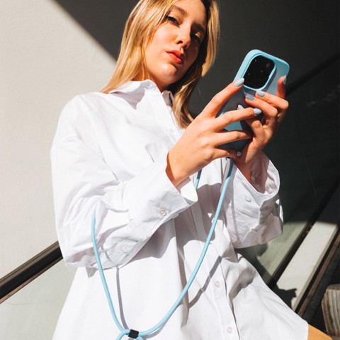 SBS CMCOVCROSBIP1461PA custodia per cellulare 15,5 cm (6.1") Cover Blu