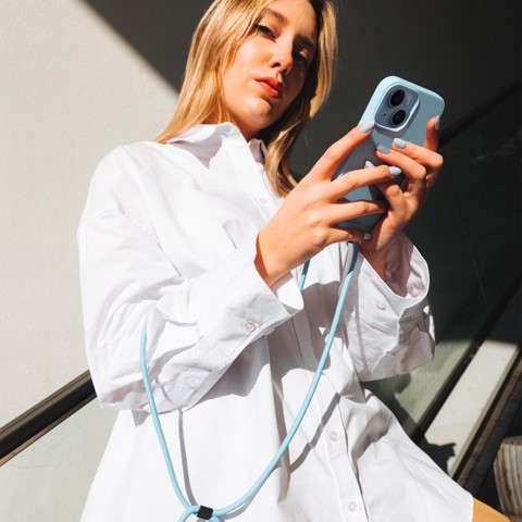 SBS CMCOVCROSBIP1467A custodia per cellulare 17 cm (6.7") Cover Blu