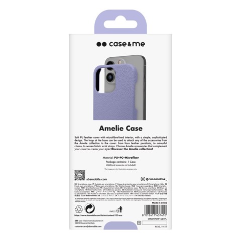 SBS CMCOVPUIP1467PL custodia per cellulare 17 cm (6.7") Cover Lavanda
