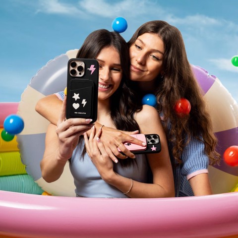 SBS CMCOVSILIP1667PK custodia per cellulare 17,4 cm (6.86") Cover Nero