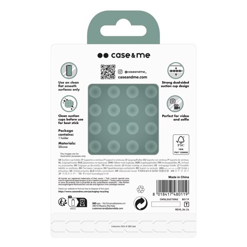 SBS CMSILSUCTION2 supporto per personal communication Supporto passivo Telefono cellulare/smartphone Verde