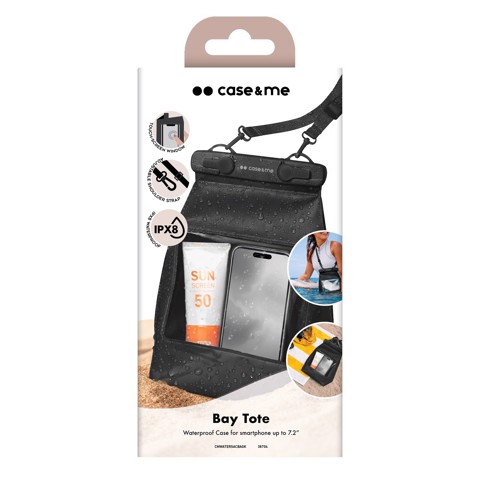 SBS CMWATERSACBAGK custodia per cellulare 18,3 cm (7.2") Custodia a clutch Nero