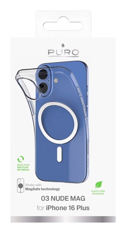 SBS Cover 03 Nude Mag Trasparente iphone 16 plus magsafe