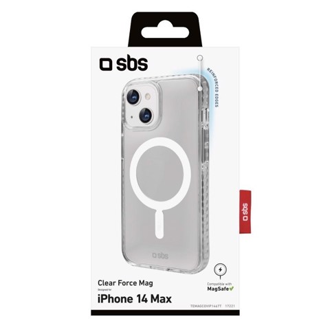 SBS Cover con aggancio magnetico compatibile con ricarica MagSafe per iPhone 14 Plus