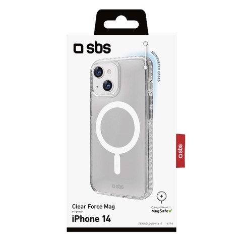 SBS Cover con aggancio magnetico compatibile con ricarica MagSafe per iPhone 14