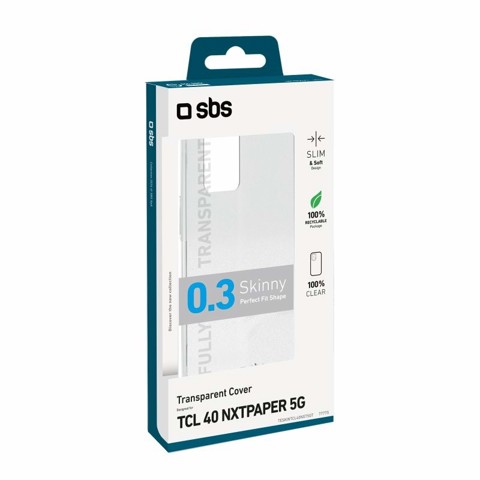 SBS Cover Skinny per TCL 40 NXTPAPER 5G