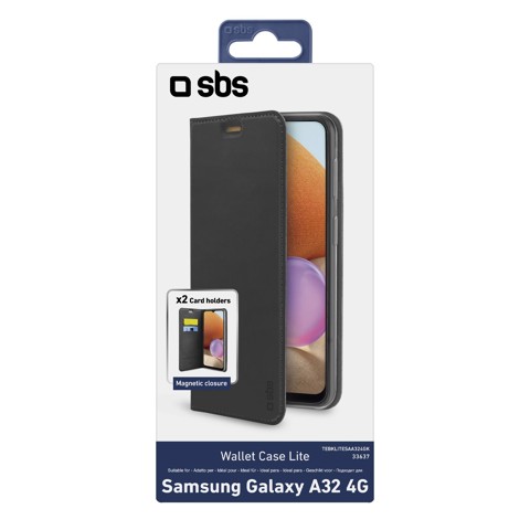 SBS Custodia Book Wallet Lite per Samsung Galaxy A32 4G