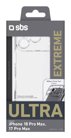 SBS Extreme X2 custodia per cellulare 17,5 cm (6.9") Cover Trasparente