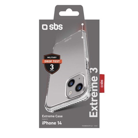 SBS Extreme X3 custodia per cellulare 15,5 cm (6.1") Cover Trasparente