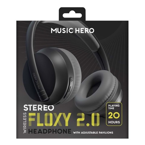 SBS Floxy 2.0 Cuffie Wireless A Padiglione Musica e Chiamate USB tipo-C Bluetooth Nero