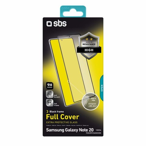SBS Glass screen protector Full Cover per Samsung Galaxy Note 20