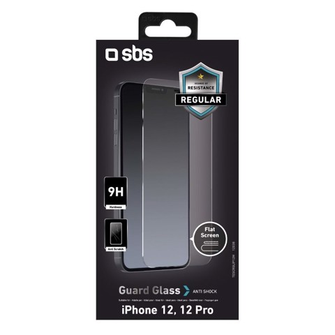 SBS Glass screen protector per iPhone 12/12 Pro