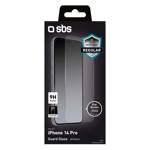 SBS Glass screen protector per iPhone 14 Pro
