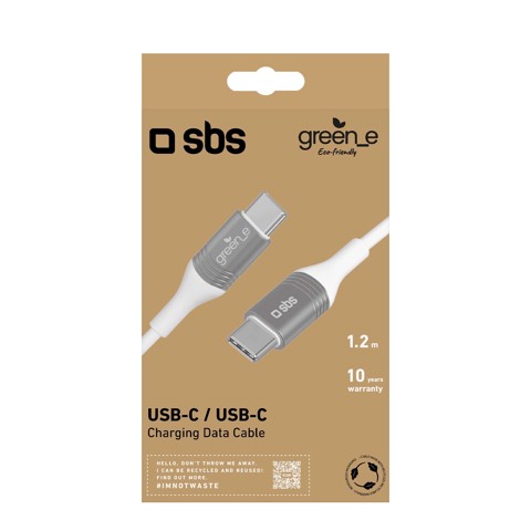 SBS GRECABLETCTC15W cavo USB 1,2 m USB C Bianco