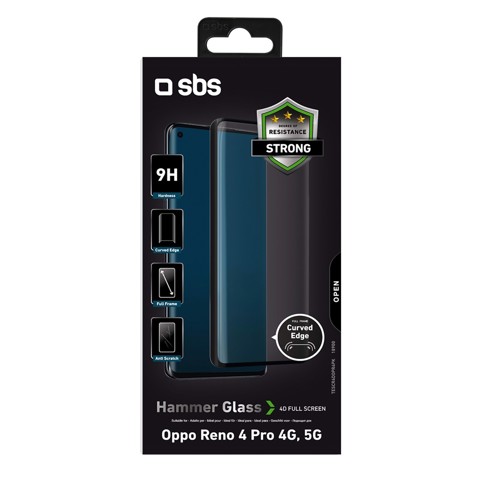 SBS Hammer Force Pellicola proteggischermo trasparente OPPO reno 4 pro1 pz