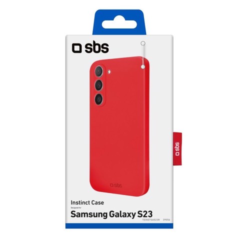 SBS Instinct custodia per cellulare 15,5 cm (6.1") Cover Rosso