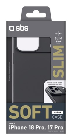 SBS Instinct custodia per cellulare 16 cm (6.3") Cover Nero
