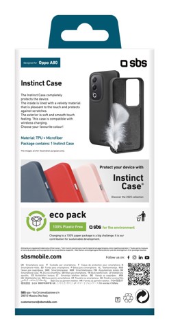 SBS Instinct Cover Nero OPPO A 80  