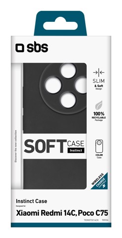 SBS Instinct Cover Nero XIAOMI REDMI 14C