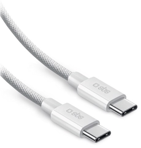 SBS LACABLEBRDTCC2M240W cavo USB USB 2.0 2 m USB C 0,48 Gbit/s 240 W Bianco