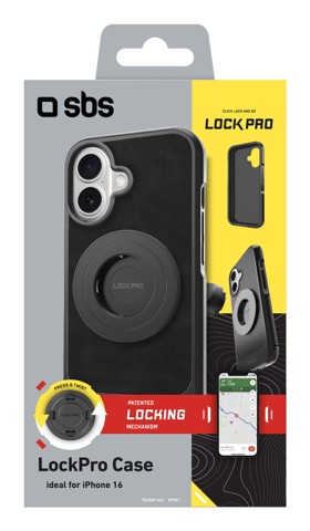 SBS LockPro custodia per cellulare 15,5 cm (6.1") Cover Nero