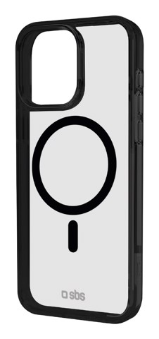 SBS Mag frame custodia per cellulare 17,5 cm (6.9") Cover Nero, Trasparente
