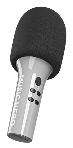 SBS MHMICPARTYK microfono Nero, Grigio Microfono per karaoke