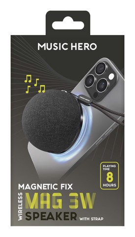 SBS MHSPMAGBTK altoparlante portatile e per feste Altoparlante portatile mono Nero 3 W