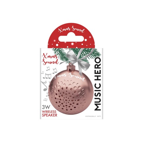 SBS MHSPXMASBALLP altoparlante portatile e per feste Rosa 3 W