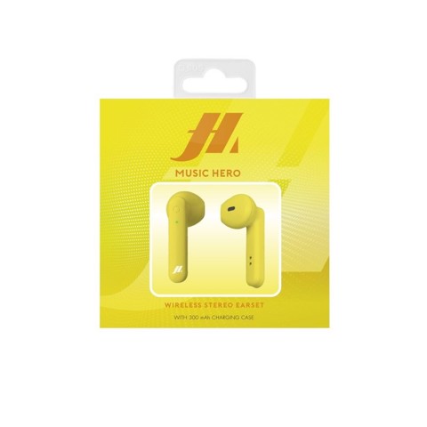 SBS MHTWSBEATBTY cuffia e auricolare Cuffie Wireless In-ear Musica e Chiamate Bluetooth Giallo