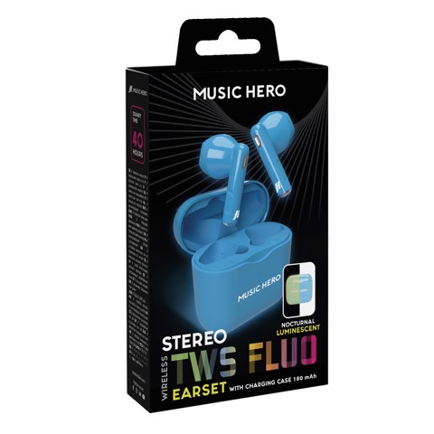 SBS MHTWSFLUOR Auricolare True Wireless Stereo (TWS) In-ear Musica e Chiamate Blu