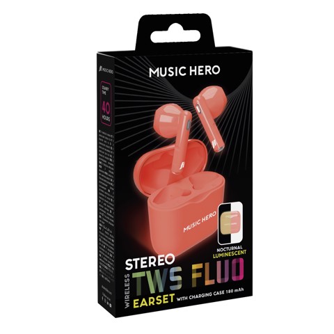 SBS MHTWSFLUOR cuffia e auricolare True Wireless Stereo (TWS) In-ear Musica e Chiamate Rosa