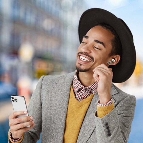 SBS Music Hero Auricolare True Wireless Stereo (TWS) In-ear Musica e Chiamate Bluetooth Bianco