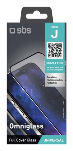 SBS Omniglass J Pellicola proteggischermo trasparente Universale 1 pz