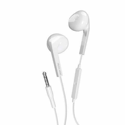 SBS Prism Auricolare Cablato In-ear Musica e Chiamate Bianco