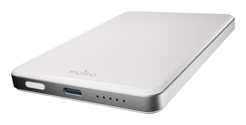 SBS Pure Power Mag Polimeri di litio (LiPo) 5000 mAh Carica wireless Bianco