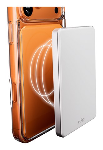 SBS Pure Power Mag Polimeri di litio (LiPo) 5000 mAh Carica wireless Bianco