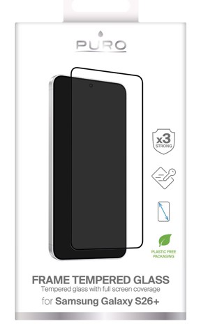 SBS PUSDGFRS26PSGBLK protezione per lo schermo e il retro dei telefoni cellulari Pellicola proteggischermo trasparente Samsung 1 pz