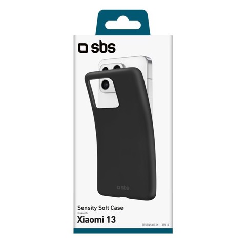 SBS Sensity custodia per cellulare 16,1 cm (6.36") Cover Nero