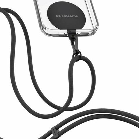 SBS Simply Lace - Laccio universale per smartphone con placchetta Nero
