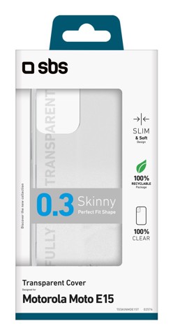 SBS Skinny Cover Trasparentemotorola e15